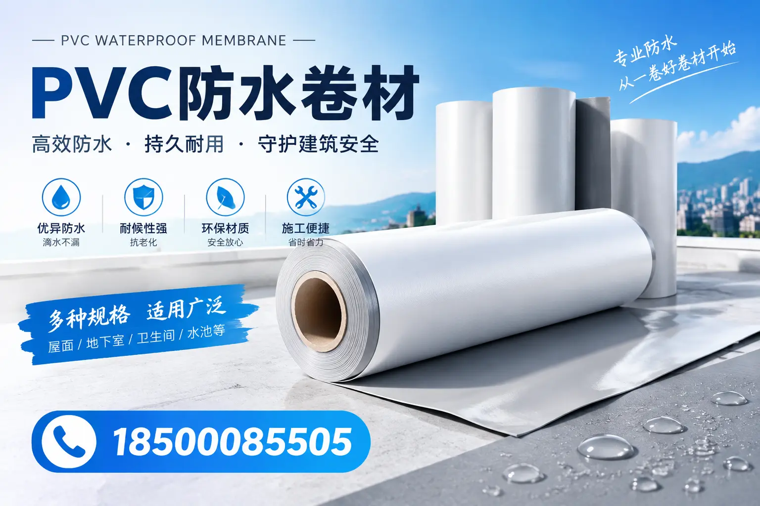 如何选择适合的PVC防水卷材？专家为您解答连云港的需求